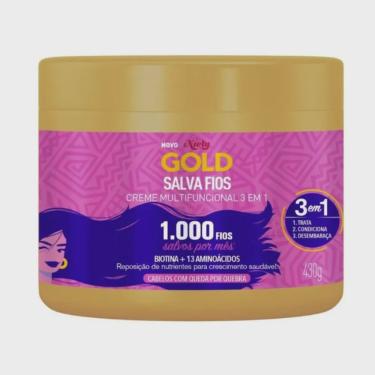 Imagem de Creme de tratamento niely gold salva fios 430G