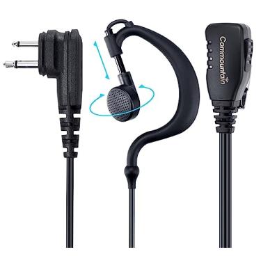 Imagem de Fone de ouvido de arame único para Motorola Radios CLS 1410 CLS 1110 DTR410 DTR550 DTR600 DTR700 RDU4100 RDU4160D RDU2080D RMM2050 RMU2040 RMU2080D RMU2080 RMV2080 DLR1020 DLR1060 VL50, G