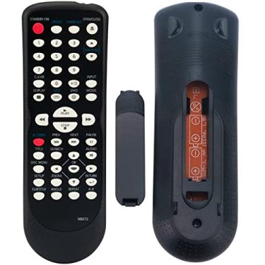 Imagem de NB672UD NB672 Controle remoto de substituição adequado para Magnavox DVD VCR Combo CD Player DV225MG9B DV225MG9A DV225MG9AOM DV225MG9/F7 DV225MG9F7 DV226MG9 DV225MG9 DV226MG9B DV225MG9C