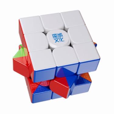 Imagem de Bukefuno Cubos MoYu WeiLong WRM V10 MagLev 20 Ball-Core UV 3x3 versão magnética Speed Cube WeiLong 20 Ball-Core UV Stickerless Magic Puzzle 3x3x3 Cube Toys (WeiLong V10 20 Ball-Core versão revestida