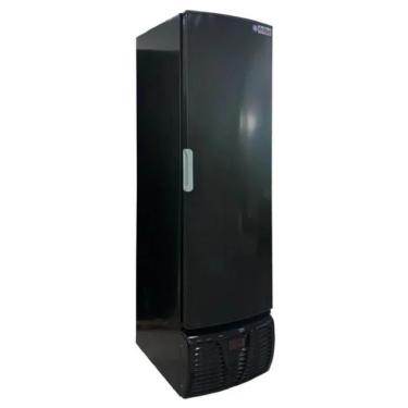 Imagem de Cervejeira Vertical Frilux 300 Litros Preto Porta Cega 127v Rf-014