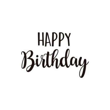 Imagem de Adesivo Para Balão Happy Birthday