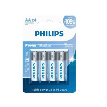 Imagem de Pilha Alcalina Aa Philips Lr6p4b/59 Cartela 4 Unidades