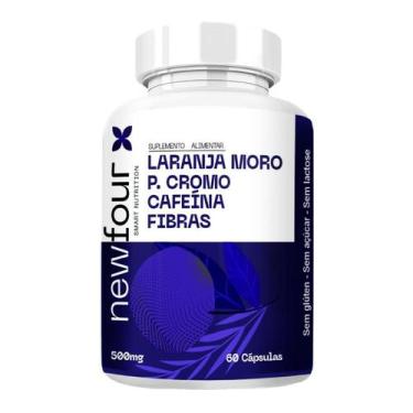 Imagem de Laranja Moro + Picolinato Cromo + Caféina + Fibras 60 - New Four