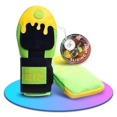 Imagem de Drip & Rip Luva deslizante juvenil para beisebol e softball, design de tapete deslizante de sorvete com proteção para as mãos – base de corrida, respirável, durável, ambidestro (luz limitada) – a