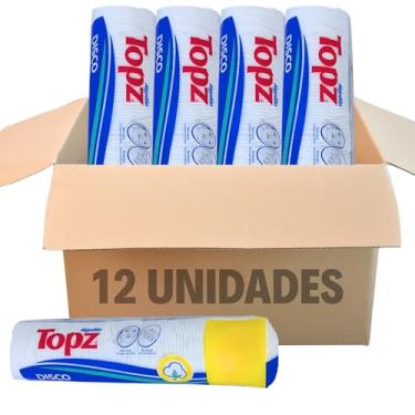 Imagem de Algodao Disco 100un algodão para limpeza de pele 12 Pacotes