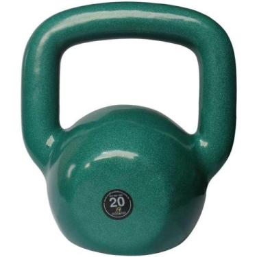 Imagem de Kettlebell Emborrachado Treinamento Funcional Fitness 20,0kg - ANILHAS