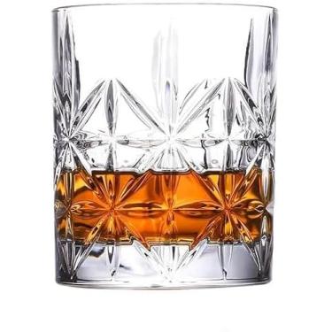 Imagem de Jogo de 6 copos de vidro 320ml para whisky, Drink, uísque e Sucos