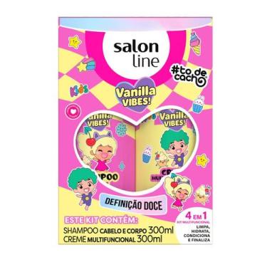 Imagem de Kit Salon Line Vanilla Vibes todecachos Kids Shampoo+Multifuncional 30