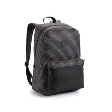 Imagem de Mochila Costa Escolar Bolso Na Frente Denlex Preto Listardo