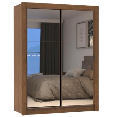 Imagem de Guarda Roupa Solteiro 2 Portas Correr 4 Gavetas Plus Madesa