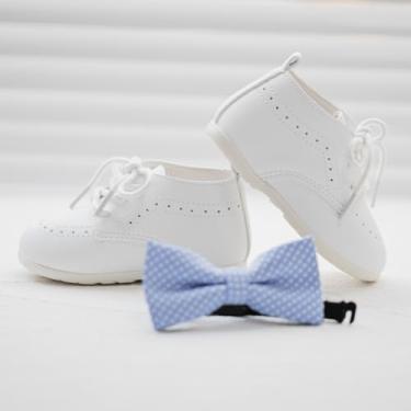 Imagem de Mocassins para bebês meninos meninas clássico casamento Brogue Oxford sapatos sociais primeiros passos caminhada sapato de berço preguiçoso, A01/branco, 18-24 Months Toddler