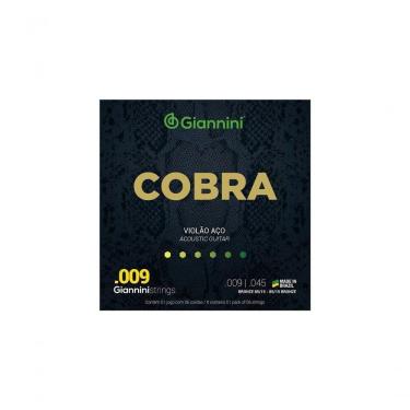 Imagem de Encordoamento Violão Cobra Aço .009 Bronze Geewak