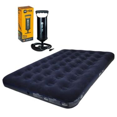 Imagem de Colchão Inflável Casal Star Ntk Sup 300kg C/ Inflador Manual