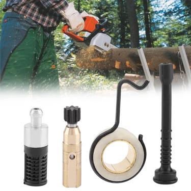 Imagem de Naroote Kit de Engrenagem Sem-fim para Bomba de óleo de Motosserra para MS 250 MS230 MS 210, Peças de Reposição de Metal Duráveis ​​para 025 023 021, 100% Novo, Adequado para Entusiastas de