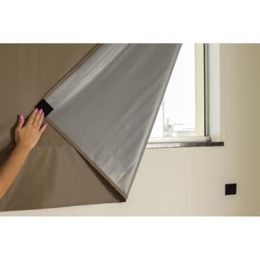 Imagem de Cortina Painel Blackout com para Sala Quarto Cozinha (AVELA,135X215)