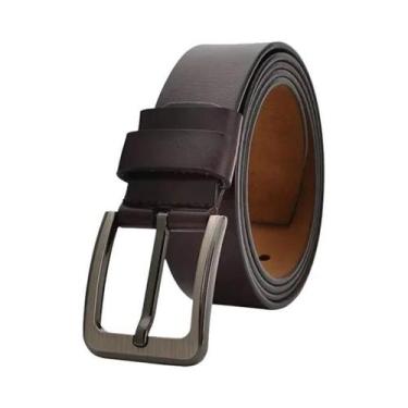 Imagem de Cinto Masculino plus Size De Couro Genuíno 170-130cm, Alça De Moda De 