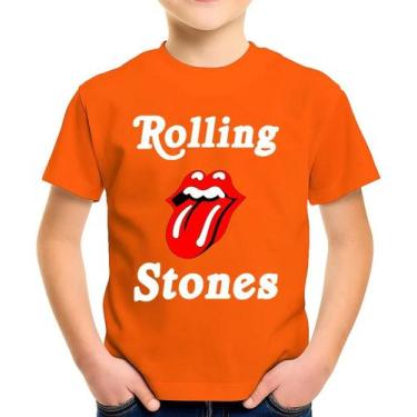 Imagem de Camiseta Camisa Infantil Juvenil Banda de Rock The Rolling Stoness Md2