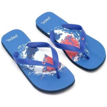 Imagem de Chinelo Pepsi Cola Flip Flop Splash Masculino-Masculino