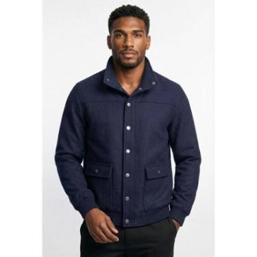 Imagem de Jaqueta masculina suede com botões e bolsos 69390-Masculino