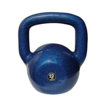 Imagem de Kettlebell Emborrachado Treinamento Funcional Fitness 22,0kg - ANILHAS