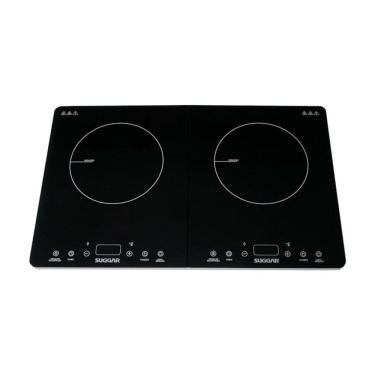Imagem de Cooktop Portátil De Indução 2 Zonas Preto 110V