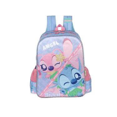 Imagem de Mochila Stitch Costas Meninas Disney Escola Infantil Passeio - Luxcel,