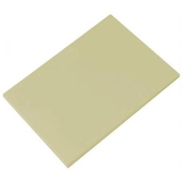 Imagem de Tabua de Corte em polietileno - BEGE - Lisa - 33 X 25 - Utensilios do 