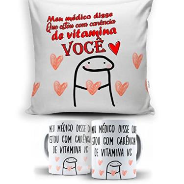 Imagem de KIT Almofada + Caneca Flork Car?ncia de Vitamina VOC?