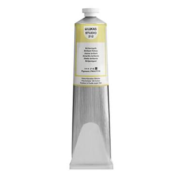 Imagem de LUKAS Studio Professional Tinta a óleo Color Paint High Pigment Professional Artist Paint - Tubo de 200 ml - Amarelo brilhante