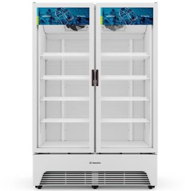 Imagem de Refrigerador de Bebidas Porta Dupla VBM3AL Branco Metalfrio