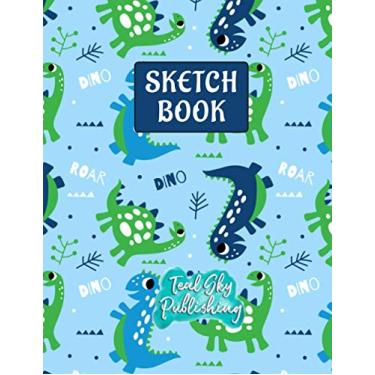 Imagem de Sketch Book: Dinosaurs doodle pad for boys | 8.5 x 11 size