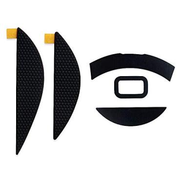 Imagem de HUYUN Cabo de mouse USB, linha de mouse e pés de substituição para Razer DeathAdder Elite Chroma mouse multicolorido para jogos (fita adesiva + pés)