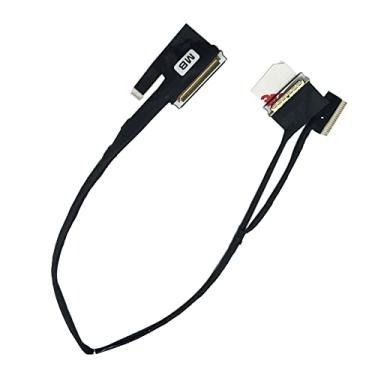 Imagem de Suyitai LCD LED LVDS tela de vídeo cabo flexível de substituição para DELL Alienware M17 R2 P41E LCD EDP FHD 60HZ DC02C00L300 013M6D 30PIN