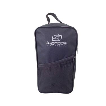 Imagem de Bolsa Tiracolo Esporte Porta Tenis Chuteira - Lugagge, Tiracolo, Preto