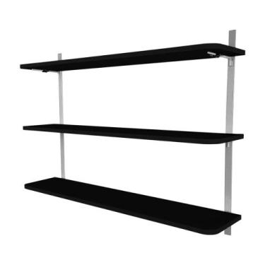 Imagem de Prateleira de Parede Nicho Wick Modelo Industrial - Loja da Isa, Prata