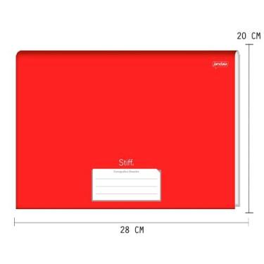 Imagem de Kit 5 Cadernos Brochurão 96 Folhas Desenho Capa Dura Cores Materiais E