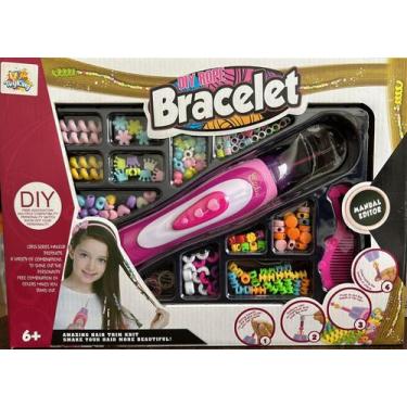 Imagem de Kit Fazer Pulseira Missangas Bracelet Diy Rope Meninas - Sandra Presen