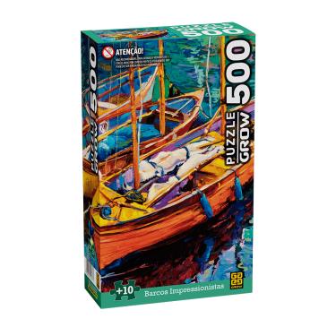 Imagem de Qc 500 Pcs - Barcos Impressionistas
