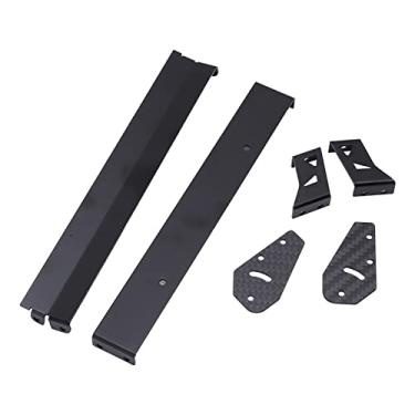 Imagem de Asa Traseira do Carro RC, Peças de Reposição da Asa do Spoiler da Cauda da Liga de Alumínio para 1/10 RC On Road Racing Drift Car