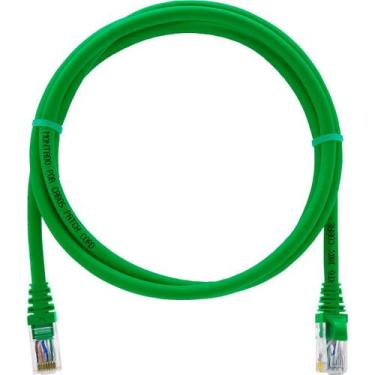 Imagem de Cabo De Rede 1,5 Metros Patch Cord Cat6 UTP 100% Cobre Verde - CABOS P