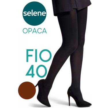 Imagem de Meia Calça Fio 40 Adulto Selene 9650, Preto, G