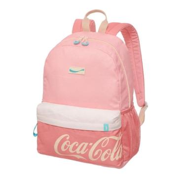 Imagem de Mochila Costas Coca Cola Refreshing Escolar Juvenil Passeio