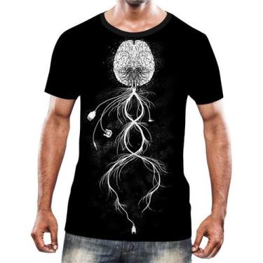 Imagem de Camisa Camiseta Cérebro Inteligência Mental Psicologia HD 7 - Enjoy Sh