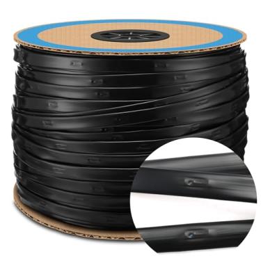 Imagem de Maasechs Tubo de irrigação por gotejamento de 5/8 polegadas 15 cm fita de irrigação linha de gotejamento 0,46 GPH sistema de irrigação 15 mil para jardim pátio mangueira de gramado agrícola