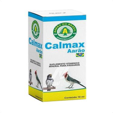 Imagem de Calmax 10ml Aarão Suplemento Mineral Vitamínico Pássaros Aves