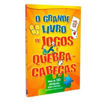 Imagem de Grande Livro de Jogos e Quebra-Cabeças (O) - PE DA LETRA, 611,0 g
