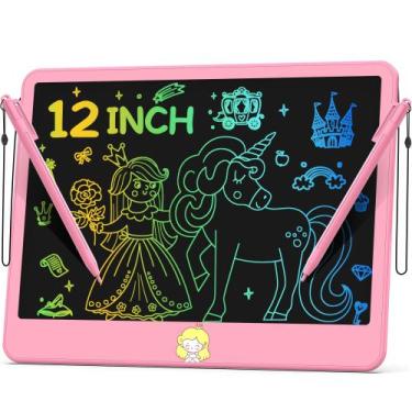 Imagem de Tablet de Escrita LCD Hockvill 12 Polegadas - Para Crianças - com 2 Ca