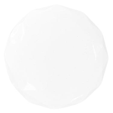 Imagem de Luminaria Plafon de Sobrepor Branco Leitoso Modelo Diamante 26cm Multicolor 14W Bivolt 1120 Lumens Efeito Céu Estrelado Plafon de Led Moderno Luminária para Quarto Sala Cozinha Banheiro e Escritório