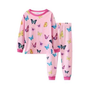Imagem de Conjunto de duas peças de pijama de manga comprida com desenho de unic